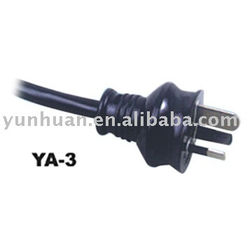 SAA approval Power Cord Cable Powercord Plug Cordset for Australia connector